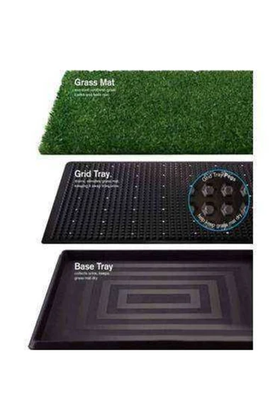 Pet Zoom Pet Park Köpek Tuvaleti 64 Cm X 51cm X 3.8 Cm - 2