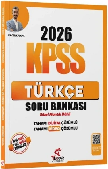 2026 KPSS Türkçe Soru Bankası Çözümlü Tekrar Akademi ürün görseli 1