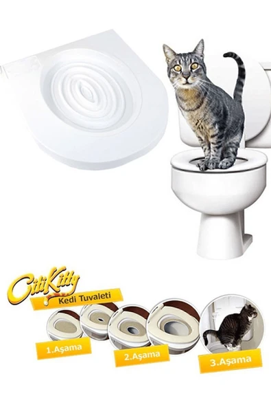 alorez Kedi Kumu Kabı Klozet Aparatı Citi Kitty Tuvaleti Eğitim Seti - 2