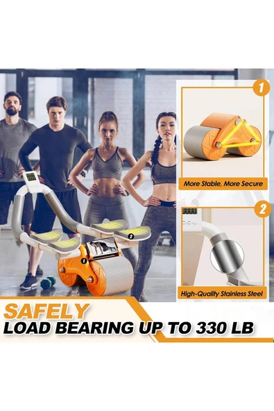 Bundeba Dirsek Destekli Çek Bırak Spor Mekik Aleti  Karın Egzersiz Aleti - 4