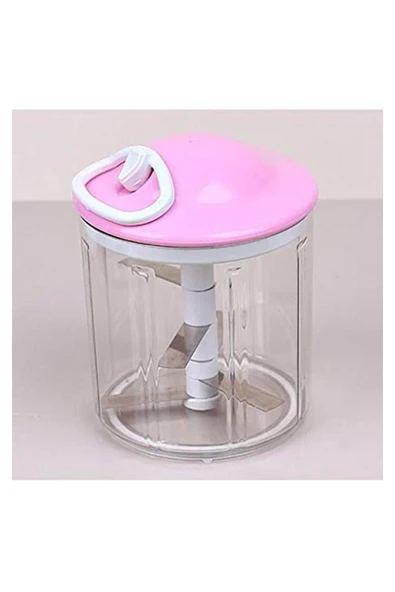 Mercan Marka: Manuel Rondo Ve Sebze Parçalayıcı 5 Bıçaklı 800 Ml Manuel Blender Soğan Doğrayıcı Sos Yapıcı ürün görseli