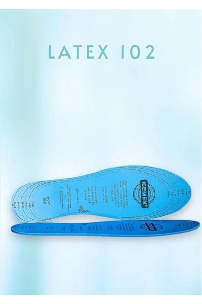 Bundeba Kesilebilir Tabanlık 34-45 Numara Ayakkabılara Uyumlu Rahat Latex Ayakkabı Tabanlığı - 4