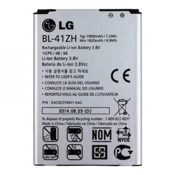 LG FİNO D290 BL41ZH BATARYA PİL