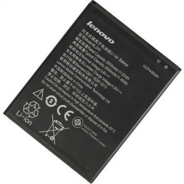 Lenovo Bl243 K3 A7000 Batarya Pil