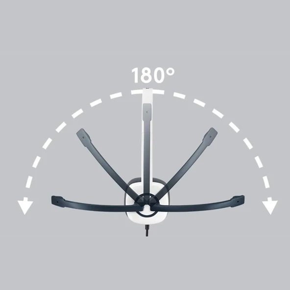 Logitech H150 Beyaz Mikrofonlu Kulak Üstü Kulaklık Teşhir - Resim 2