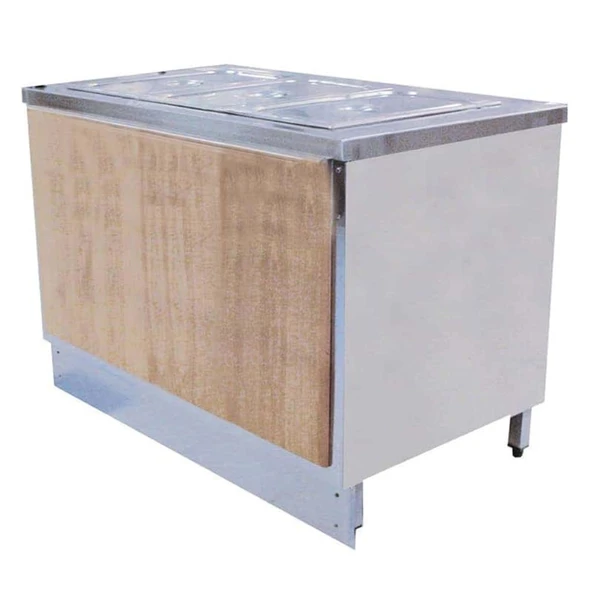 Öztiryakiler Sıcak Servis Ünitesi, Elektrikli, Ahşap Kaplı, 120x70 Cm - Resim 1