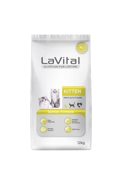 Lavital Kitten Somonlu Yavru Kedi Maması 12 Kg ürün görseli