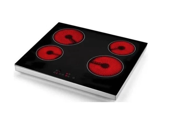 Eminçelik Vc 640 4 Gözü Elektrikli Vitro Seramik Siyah Set Üstü Ocak