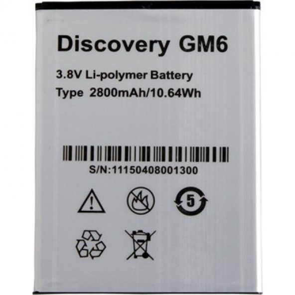 GENERAL MOBİLE GM 6 BATARYA PİL