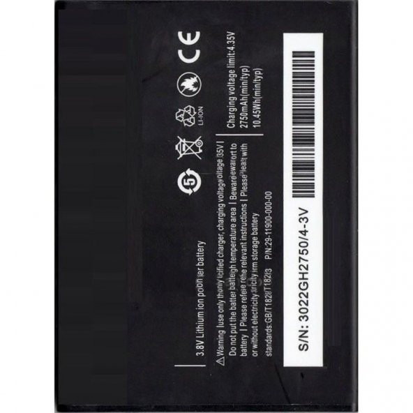 GENERAL MOBİLE DİSCOVERY S PLUS BATARYA PİL