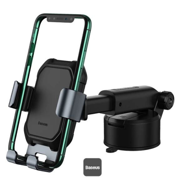 BASEUS TANK GRAVITY ARAÇ İÇİ TELEFON TUTUCU-SİYAH