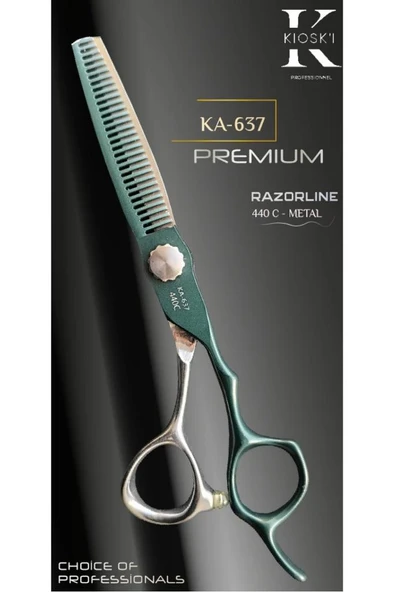 Kioski Profesyonel Premium Lüks Ara (Efile) Makas 440-C 6 Numara KA-637