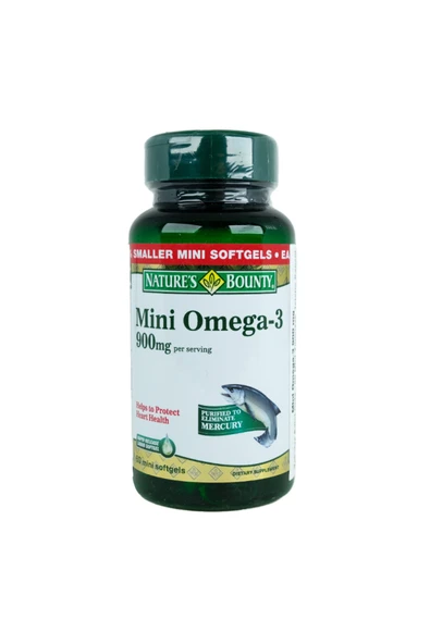 Nature's Bounty Mini Omega 3 900 Mg 60 Kapsül ürün görseli