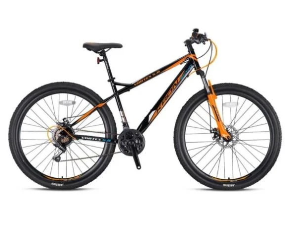 Kron VORTEX 5.0 26 Jant 21 Vites Mekanik Disk Çelik Dağ Bisikleti Siyah Turuncu Vitesli Bisiklet - Resim 2