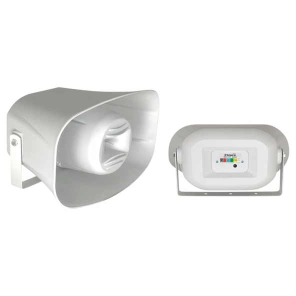 Osawa OSW-480T Aqua 50 Watt 16 CM Trafolu ABS Horn Hoparlör 8-16-32 Ohm 70-100 Volt Girişli 440X280x300mm