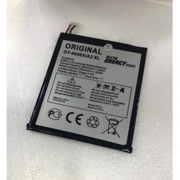 ALCATEL A3 XL (9008X) TLP030JC BATARYA PİL