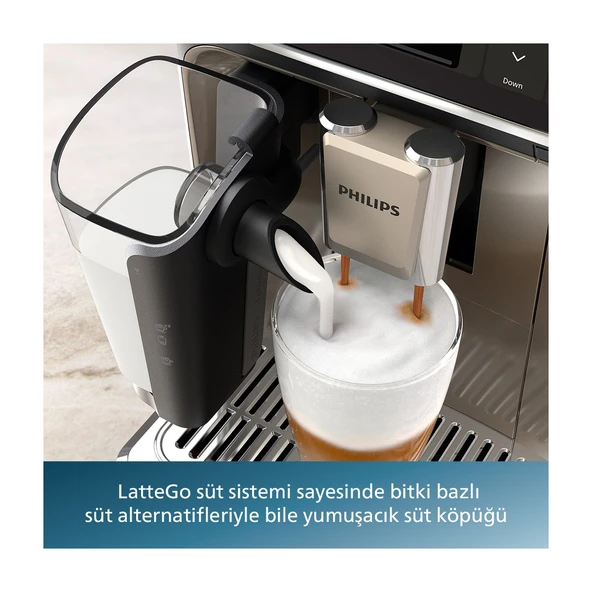 Philips 5500 Serisi LatteGo EP5547/90 Tam Otomatik Espresso Makinesi - 4