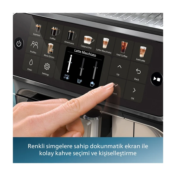 Philips 5500 Serisi LatteGo EP5547/90 Tam Otomatik Espresso Makinesi - 5
