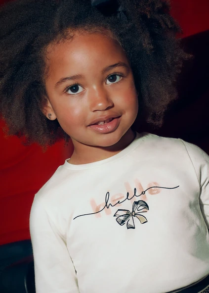 Mayoral Kız Çocuk Uzun  Kol Tshırt - 3