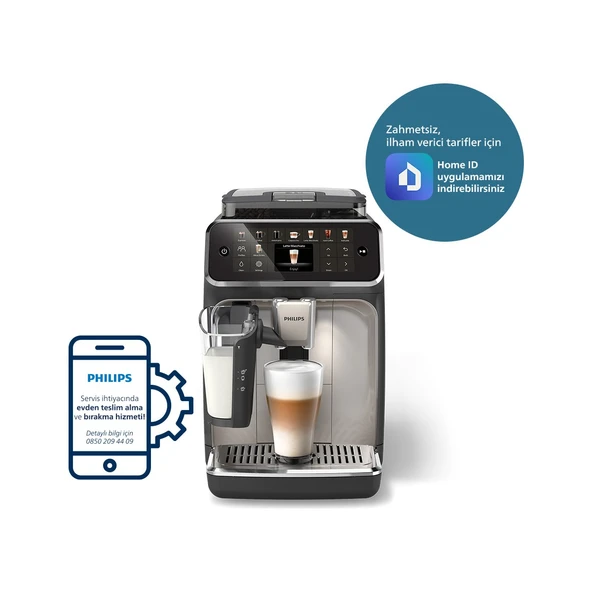 Philips 5500 Serisi LatteGo EP5547/90 Tam Otomatik Espresso Makinesi - 7