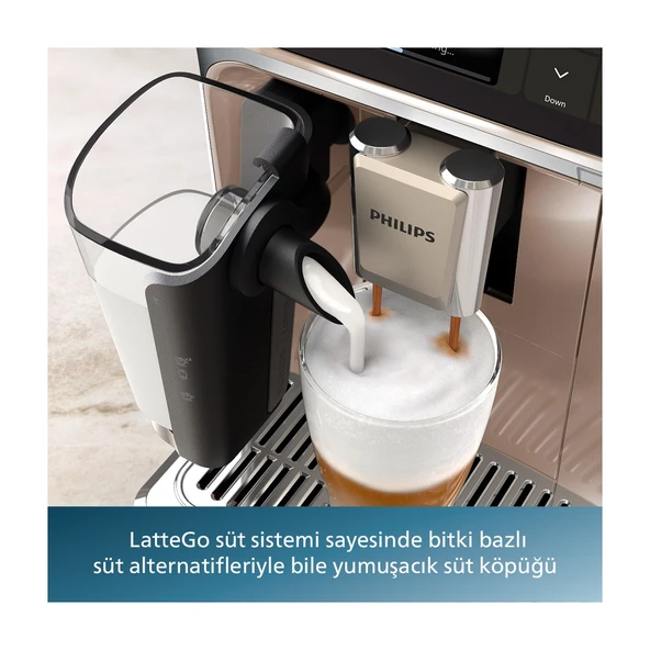 Philips 5500 Serisi LatteGo EP5543/80 Tam Otomatik Espresso Makinesi - 3