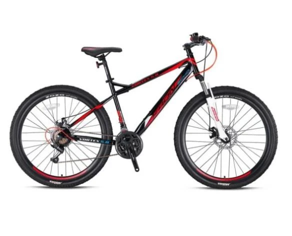 Kron VORTEX 5.0 26 Jant 21 Vites Mekanik Disk Çelik Dağ Bisikleti Siyah Kırmızı Vitesli Bisiklet ürün görseli