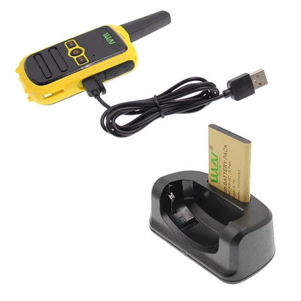 Wln KD-C51 16 Kanal Sarı Tekli Telsiz - Resim 2