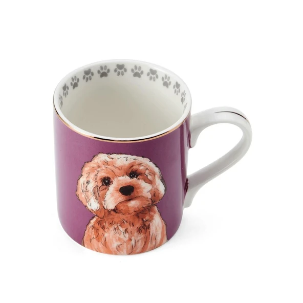 Mikasa Fine China 280 ml Düz Taraflı Kupa Cockapoo - Resim 2