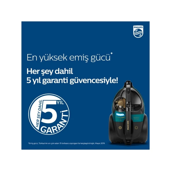 Philips XB9185/07 Marathon Ultimate Toz Torbasız Süpürge - Resim 2