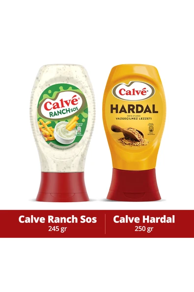 Calve Ranch Sos 245 gr & Hardal 250 gr - 1