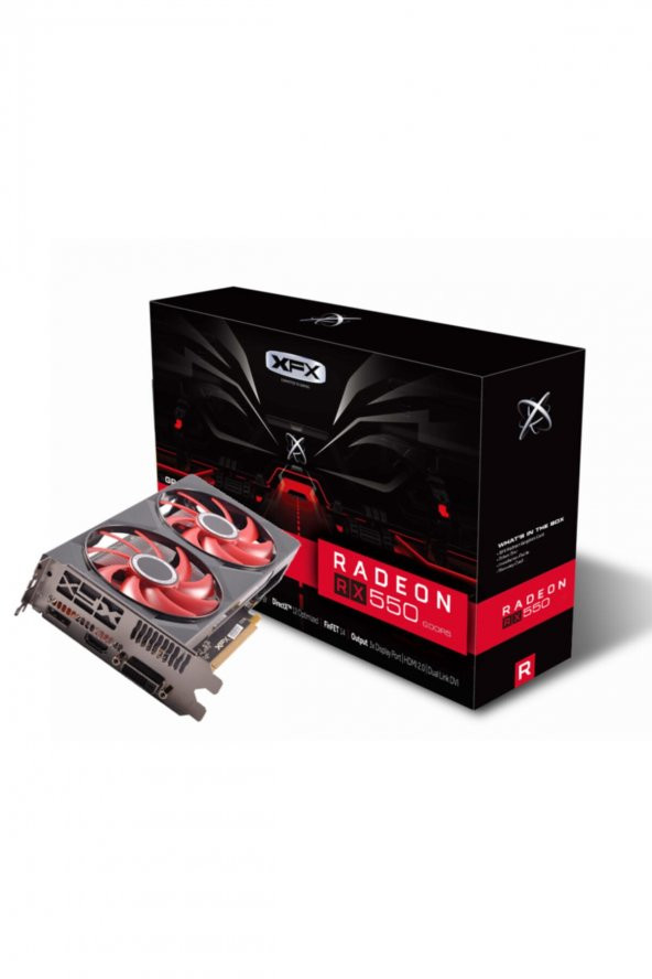 Radeon Rx550 Core Edition Rx550p4pfg5 4 Gb Ddr5 128 Bit Hdmı Dp Ekran Kartı - 1