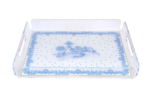 Lucky Art Florance Pleksı Tepsi 30x22 - Resim 2