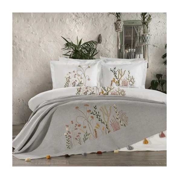 Zebra Casa Perla Yatak Seti 10 Parça Antrasit ürün görseli