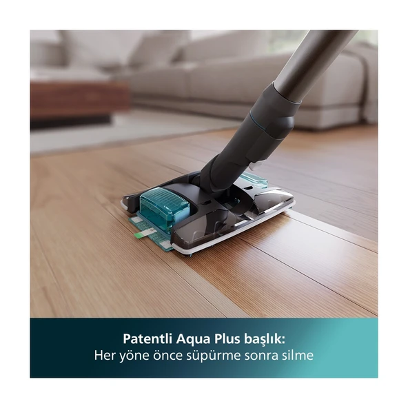 Philips Aqua Plus 8000 Serisi Kablosuz Dikey Süpürge XC8053/01 - 3