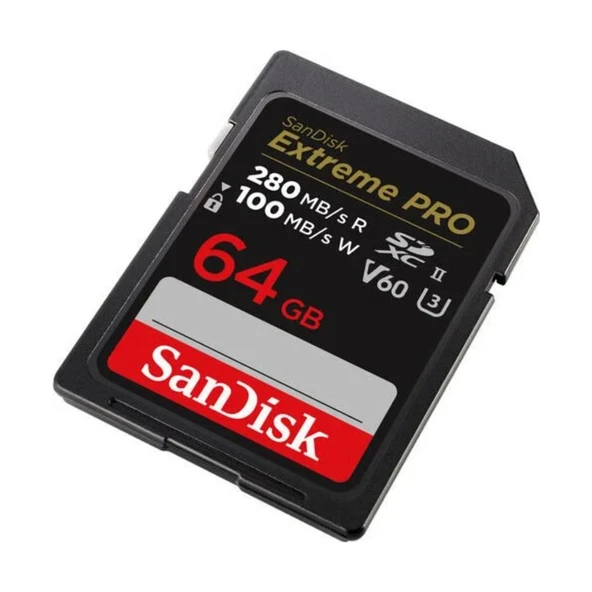Sandisk Extreme Pro 64GB SDSDXEP-064G-GN4IN 280MB/S Uhs-Iı Sdxc 6k-4k UHD Hafıza Kartı - 3