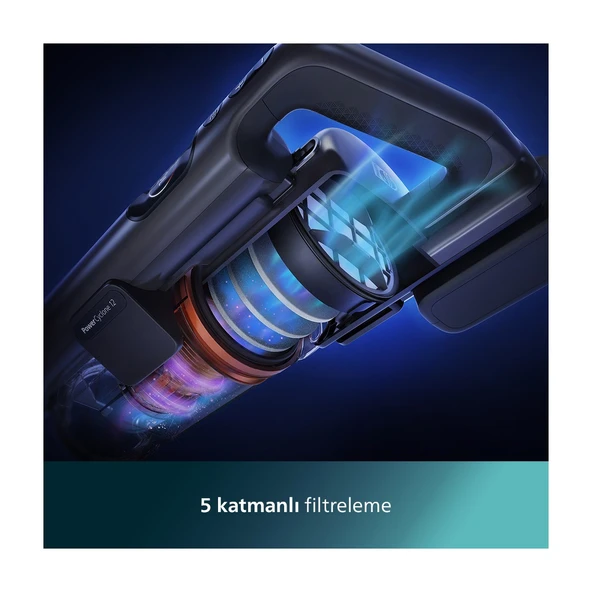 Philips Aqua Plus 8000 Serisi Kablosuz Dikey  Süpürge XC8053/01 - 10