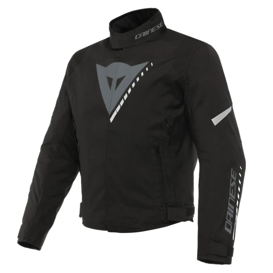 Dainese Veloce Black Charcoal Gray White D-Dry Mont - Resim 2