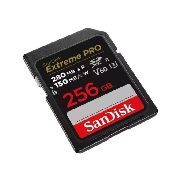 Sandisk Extreme Pro 256GB SDSDXEP-256G-GN4IN 280MB/S Uhs-Iı Sdxc 6k-4k UHD Hafıza Kartı - Resim 3