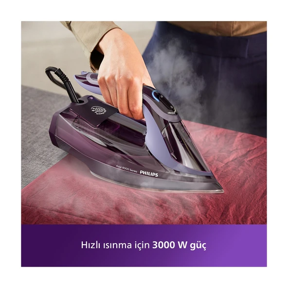 Philips Azur 8000 Serisi Buharlı Ütü DST8021/30 - Resim 2