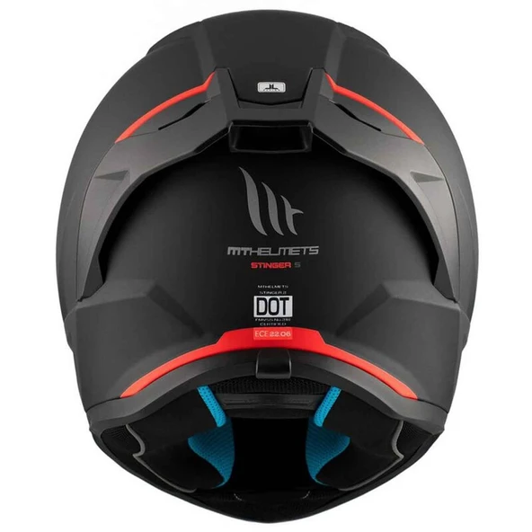 Mt Stinger 2 Solid A1 Kapalı Motosiklet Kaskı - Resim 5