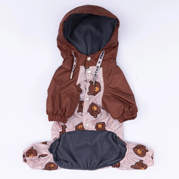 Pawstar Colorado Polarlı Su Geçirmez Orta-Büyük Irk Köpek Yağmurluk Tulum - Resim 5