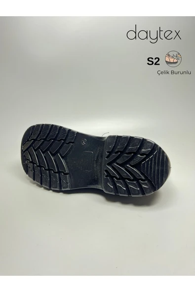 Dip S2 çelik burunlu bağcıklı kaymaz taban antistatik iş ayakkabısı - Resim 5