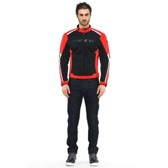Dainese Hydra Flux 2 Air Black Lava Red D-Dry Mont - 8