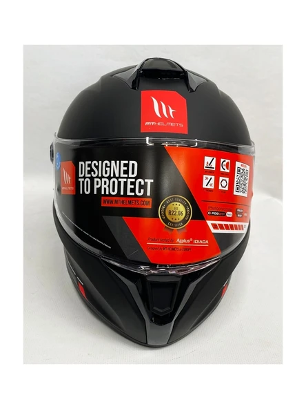 Mt Targo S Solid A1 Mat Kapalı Kask - 6