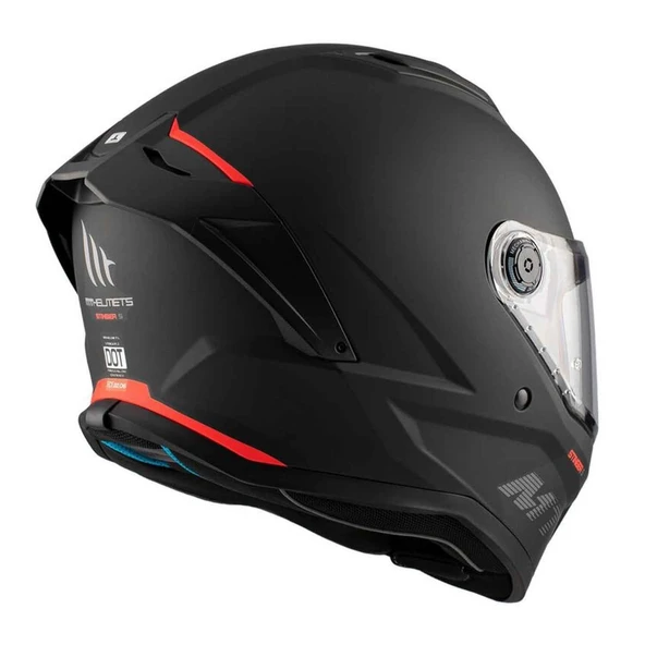 Mt Stinger 2 Solid A1 Kapalı Motosiklet Kaskı - Resim 7
