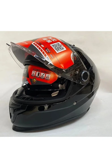 MT Kask Braker Sv A1 Parlak Siyah - Resim 2