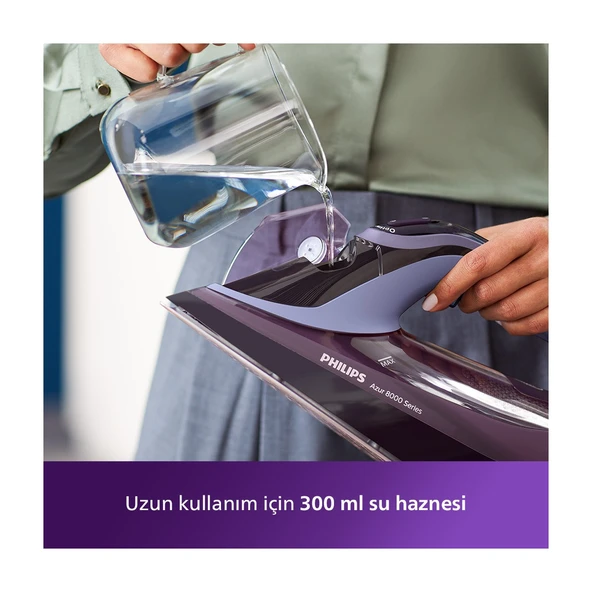 Philips Azur 8000 Serisi Buharlı Ütü DST8021/30 - Resim 5