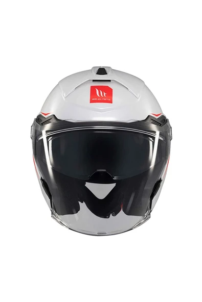 MT Cosmo Sv Solid A0 Parlak Beyaz Açık Kask - 5