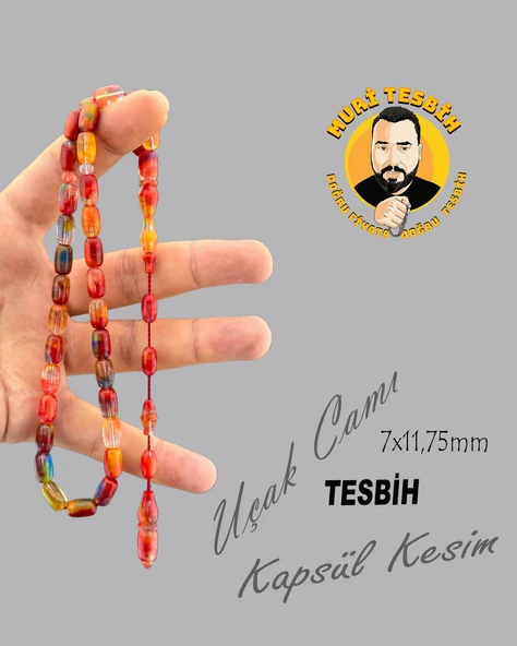 UÇAK CAMI TESBİH SİSTEM PÜSKÜL  KAPSÜL MODEL 7X11,75mm - 1