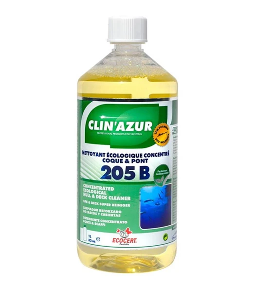 Clin Azur -205B- Ekolojik gövde/güverte için konsantre temizleyici ürün görseli 1